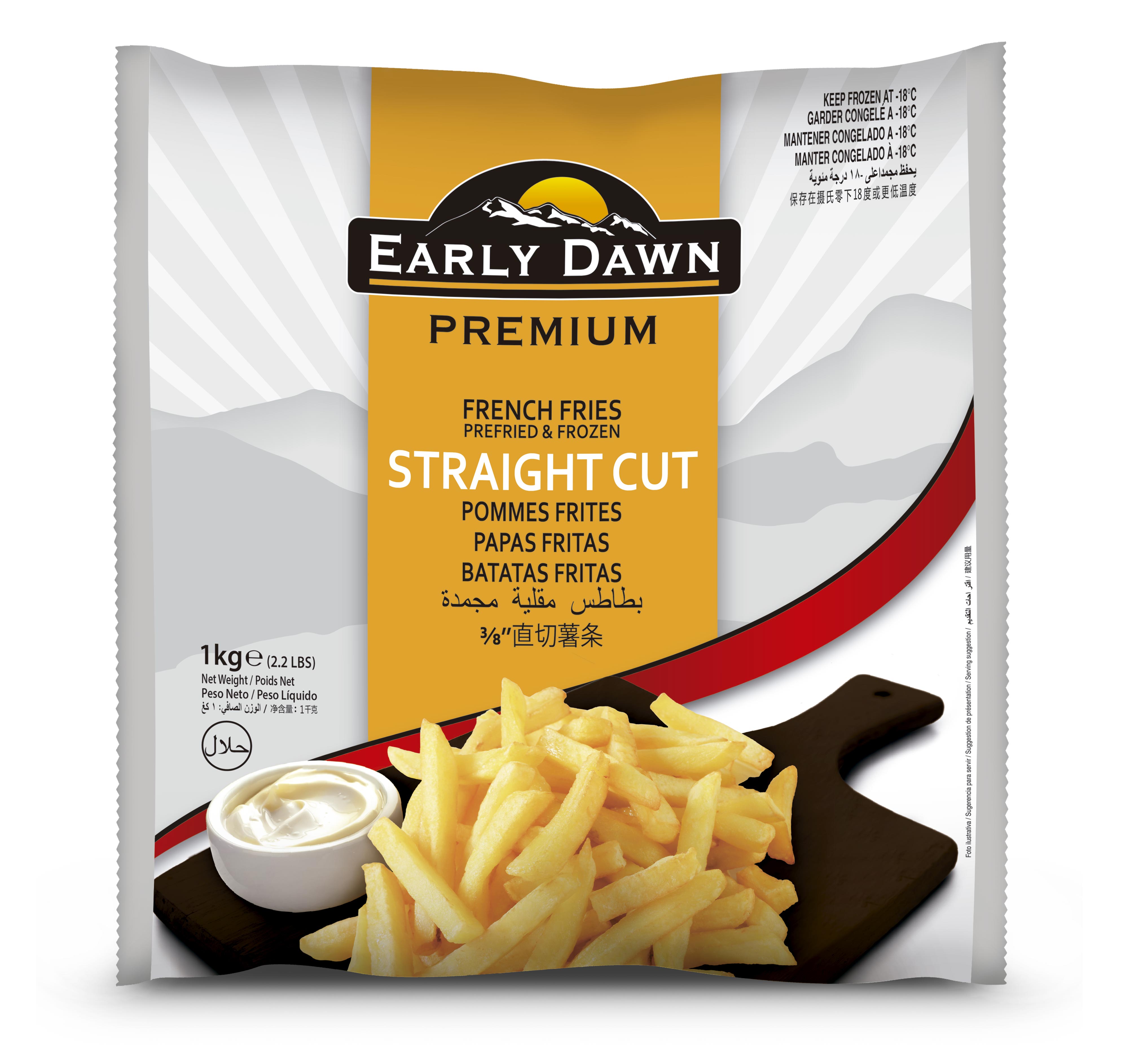 Premium Straight<br> Cut French Fries