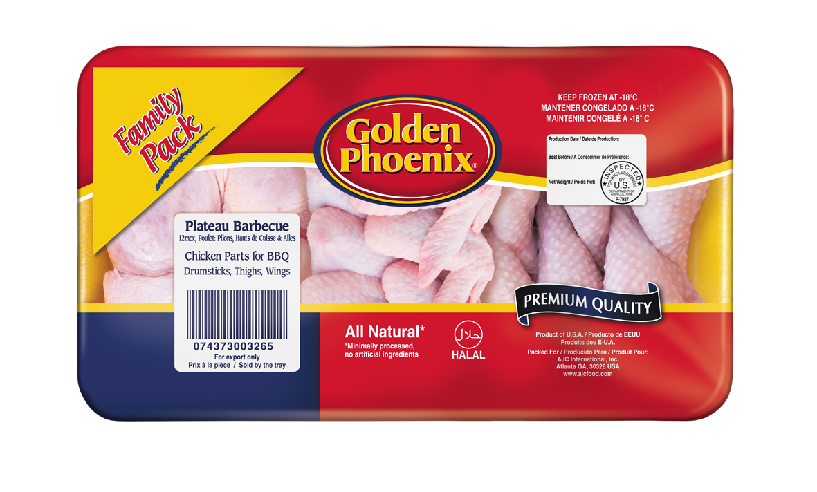AJC International News News Golden Phoenix Chicken Tray pack